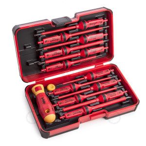 Csavarhúzó készlet szigetelt VDE 1000V 12+2 db-os készlet - E-SMART - Felo