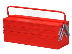 Szerszámos láda harmónika 5 rekeszes 550 mm