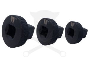 Légkulcs átalakító adapter készlet bővítő 3/8"-1/2"-3/4" - Welzh