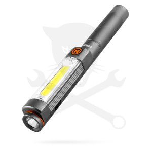 Szerelőlámpa LED COB + 1 ledes - vészvillogós - 500 lm