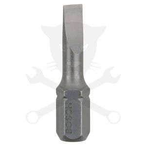 Bit 1/4" Lapos 0.8 x 5.5 x 25 mm - hornyolt 3 db-os - Bosch