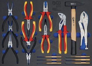 Fogó 1000V és csapkiütő szerszámkészlet 17 db-os 3/3