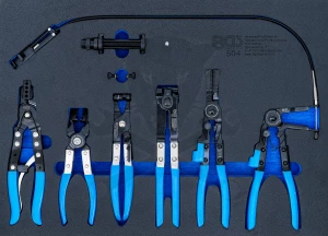 Tömlőbilincs készlet 7 db-os szerszámos kocsiba habtálcás 3/3 - BGS