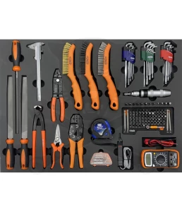 Szerszámkészlet, tálcás 120 db-os - USA SERIES - SP Tools