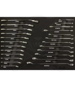 Szerszámkészlet, tálcás 24 db-os Csillag-Villás készlet - SP Tools