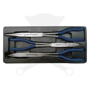 Fogó készlet 3 db-os - extra hosszú - dupla csuklós - 340 mm - Welzh