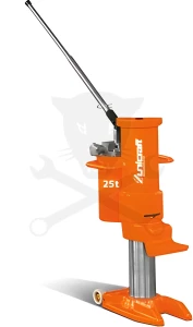 Emelő hébér 25 tonnás hidraulikus