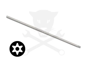 Bit torx 1/4" T08*200 mm hatágú lyukas