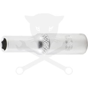 Dugókulcs - crowafej 1/4" 6 lap hosszú 6 mm BGS