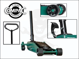 Emelő padló 2 T krokodil -extra alacsony 77-480 mm -váz:126 mm- Compac