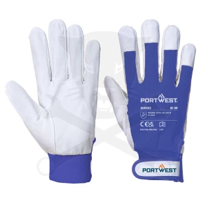 Kesztyű Premium sertésbőr Work 8-as M Kék