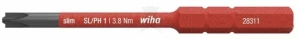 Szigetelt VDE 1000 V-os SlimBit electric bit hegy SL/PH2x75 Wiha