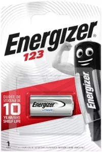 Elem 3V - CR123A fotóelem - Energizer