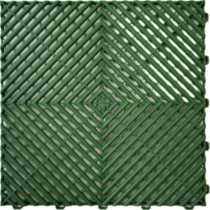 Műhelypadló - SwissDeck RibDeck Classic 33x33cm Turf Green RAL6010