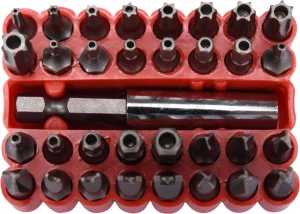 Bit készlet biztonsági 32 részes - Vorel