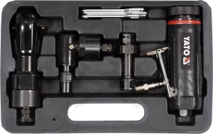 Levegős egyenes csiszológép és racsniskulcs készlet - Yato