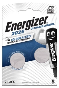 Elem 3V - CR2025 gombelem - Li Energizer Ultimate Performance