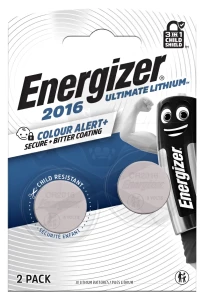 Elem 3V - CR2016 gombelem - 1 db - Li Energizer Ultimate Performance