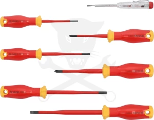 Csavarhúzó készlet szigetelt VDE 1000V 7 db-os PH+fázisceruza - Yato