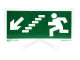 Tábla utánvilágítós öntapadós menekülési irány balra le 200x100 UV200