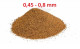Szóróanyag Dióhéj szemcse örlemény 0,45-0,80 mm -Nutshell Granules-25 kg