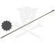 Rátűzőkulcs - crowa+bit 1/2" XZN - Spline -  M8x800 mm extra hosszú BGS