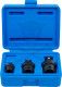 Légkulcs adapter csuklós készlet 3 db-os 1/4" - 3/8" - 1/2" - BGS