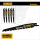 Fűrészlap kardfűrészhez, fára 152 mm 4.2-6.4 T - 5db - DeWalt Extr.