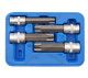 Rátűzőkulcs - crowa+bit készlet furatos torx 4 db  T70-T80-T90-T100