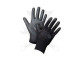 Kesztyű Buck fekete PW poliuretán tenyér 06-os XS