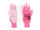 Kesztyű Buck pink - rózsaszín PW poliuretán tenyér 07-es S