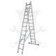 Létra ALU létrafokos sokcélú álló 2x12 fokos - Krause STABILO