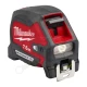 Mérőszalag   7,5 m x 30 mm gumírozott ház, LED lámpás - Milwaukee