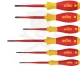 Csavarhúzó készlet VDE Wiha SoftFinish SlimFix 6 db-os SL+PH+PZ