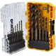 Csigafúró készlet HSS-TiN  14 db-os 1,0-8,0 mm - Dewalt