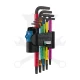 Torx kulcs készlet 9 részes T8 - T40 színkódolt - Wera